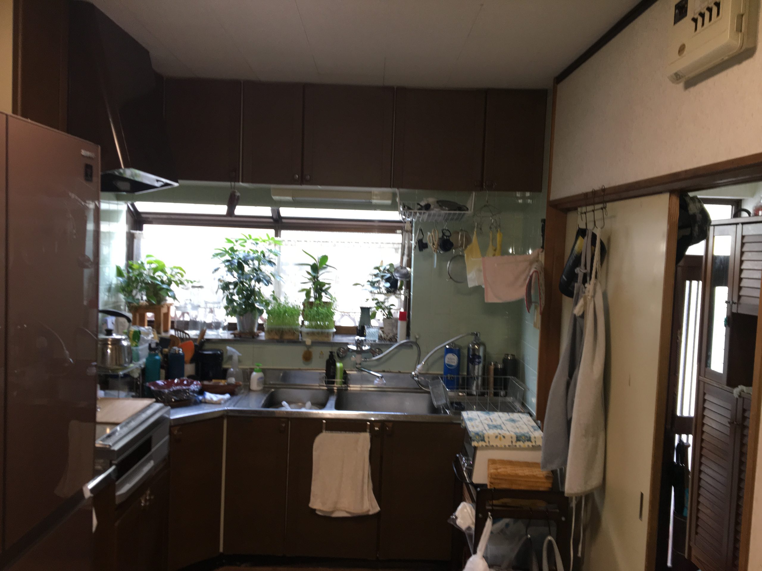 築50年 リノベーション 2間間口、縦に長ーいお家大改造